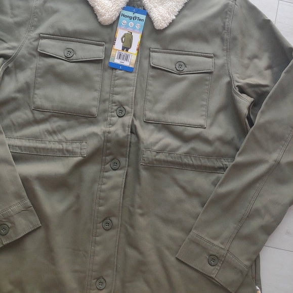 Hang Ten NEW Jan Utility Jacket GREEN - Picture 8 of 15